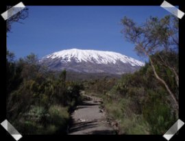 Kilimanjaro von Norden